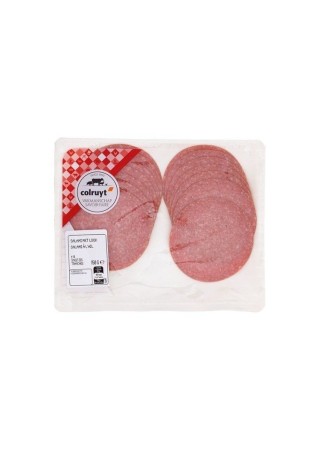 Salami à l'ail 150 gr chockies charcuterie belge