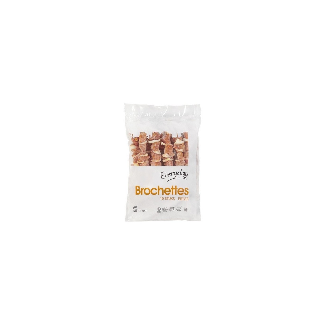 Everyday brochettes viande porc 10x 110 gr