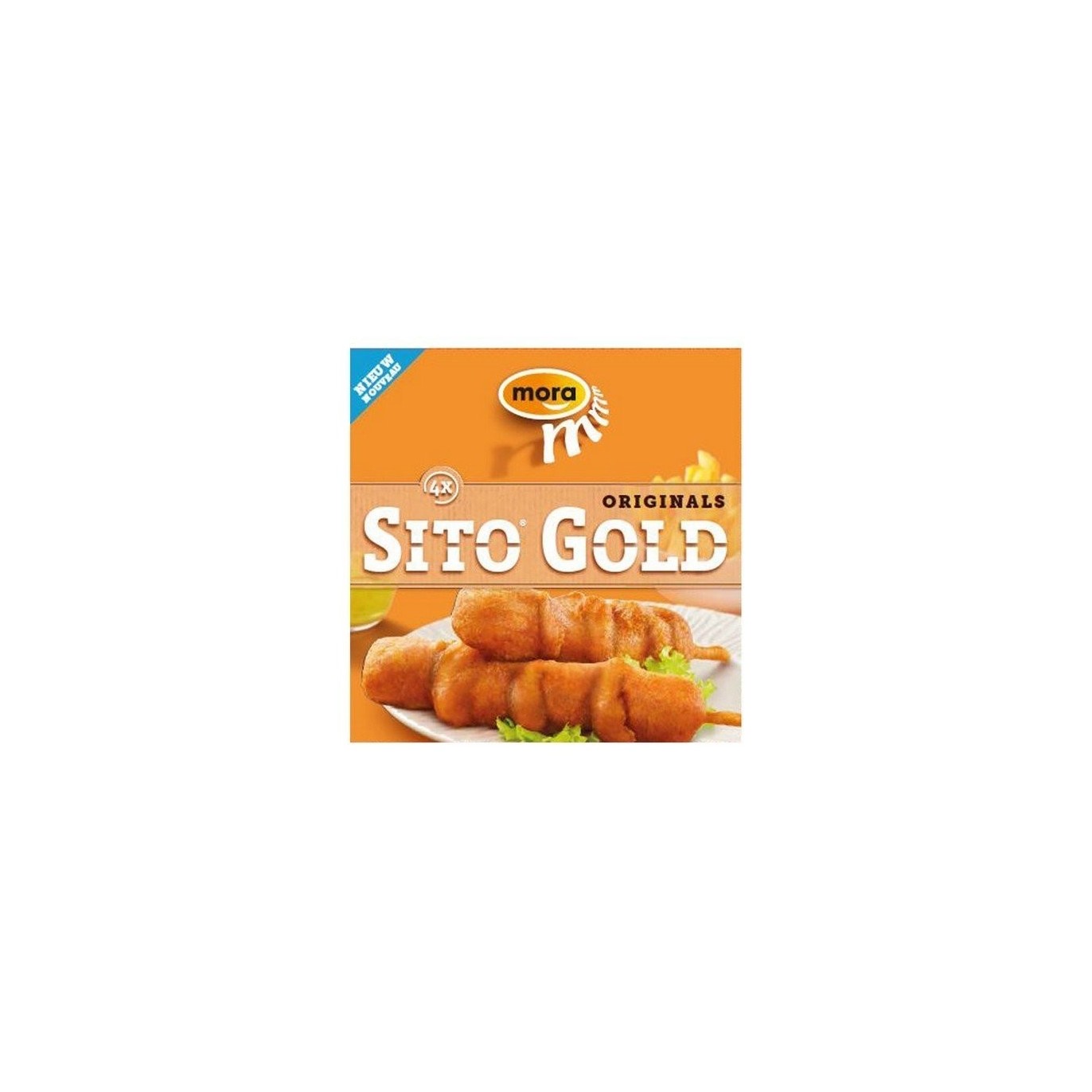 Mora sito gold 4x 90 gr BELFREEZE Lieferung gefroren belgisches Haus