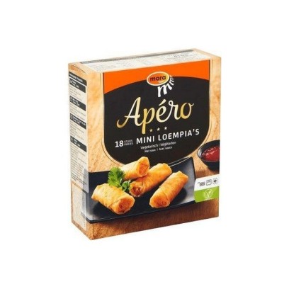 Mora Apéro Mini Loempia's Végétarien 18x 20 gr Livraison Surgelé belge