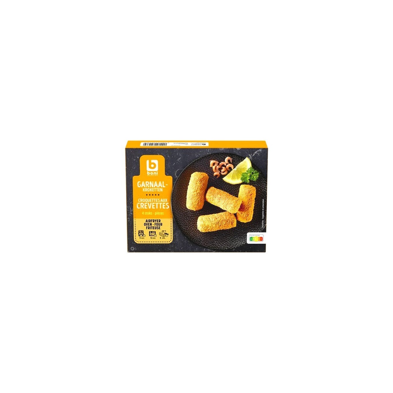 Boni Selection 4 croquettes crevettes 250 gr