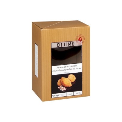 Croquetas Ottimo con jamón serrano 24x 65 gr Entrega Congeladas