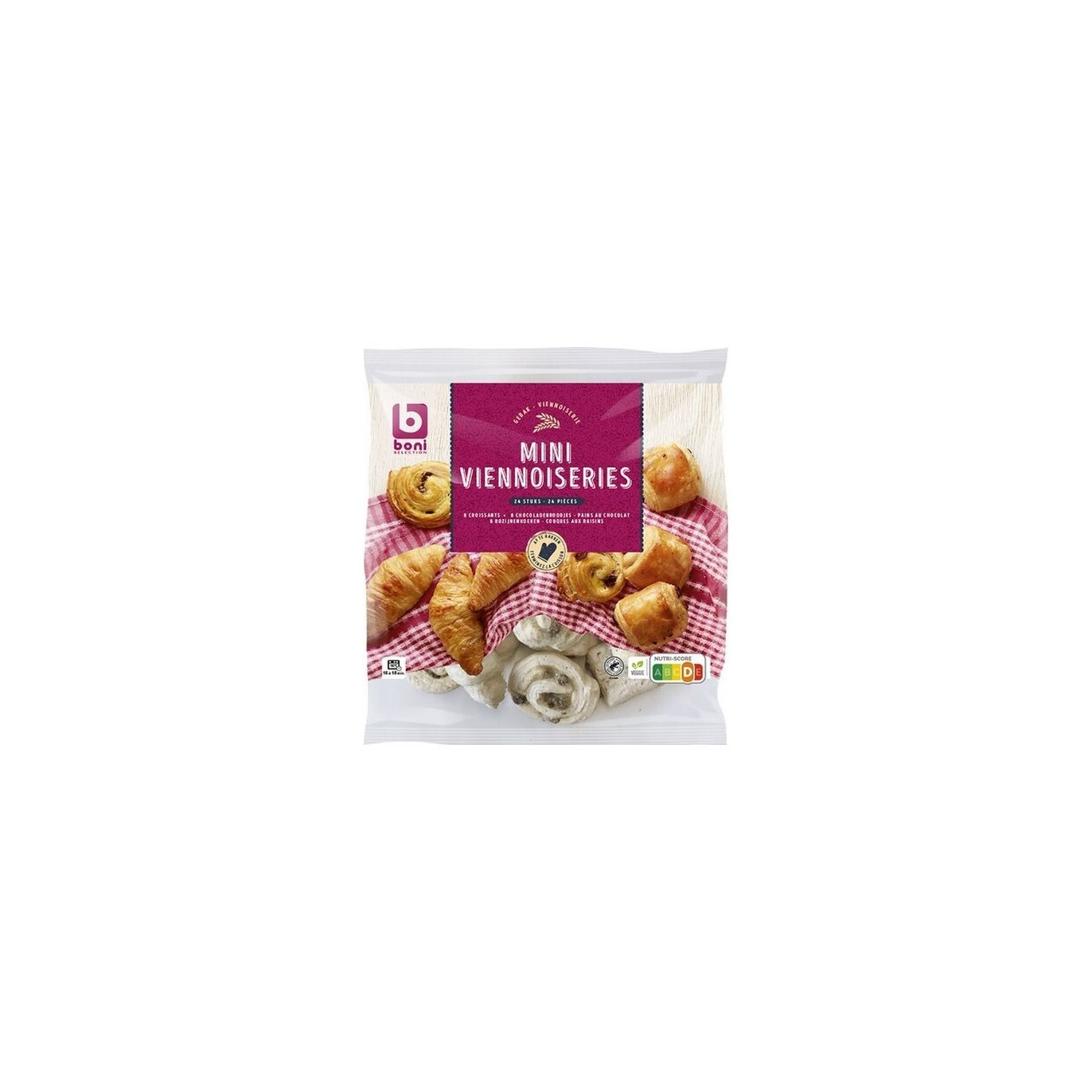 Boni Selection mini viennoiserie 24 pcs 640 gr