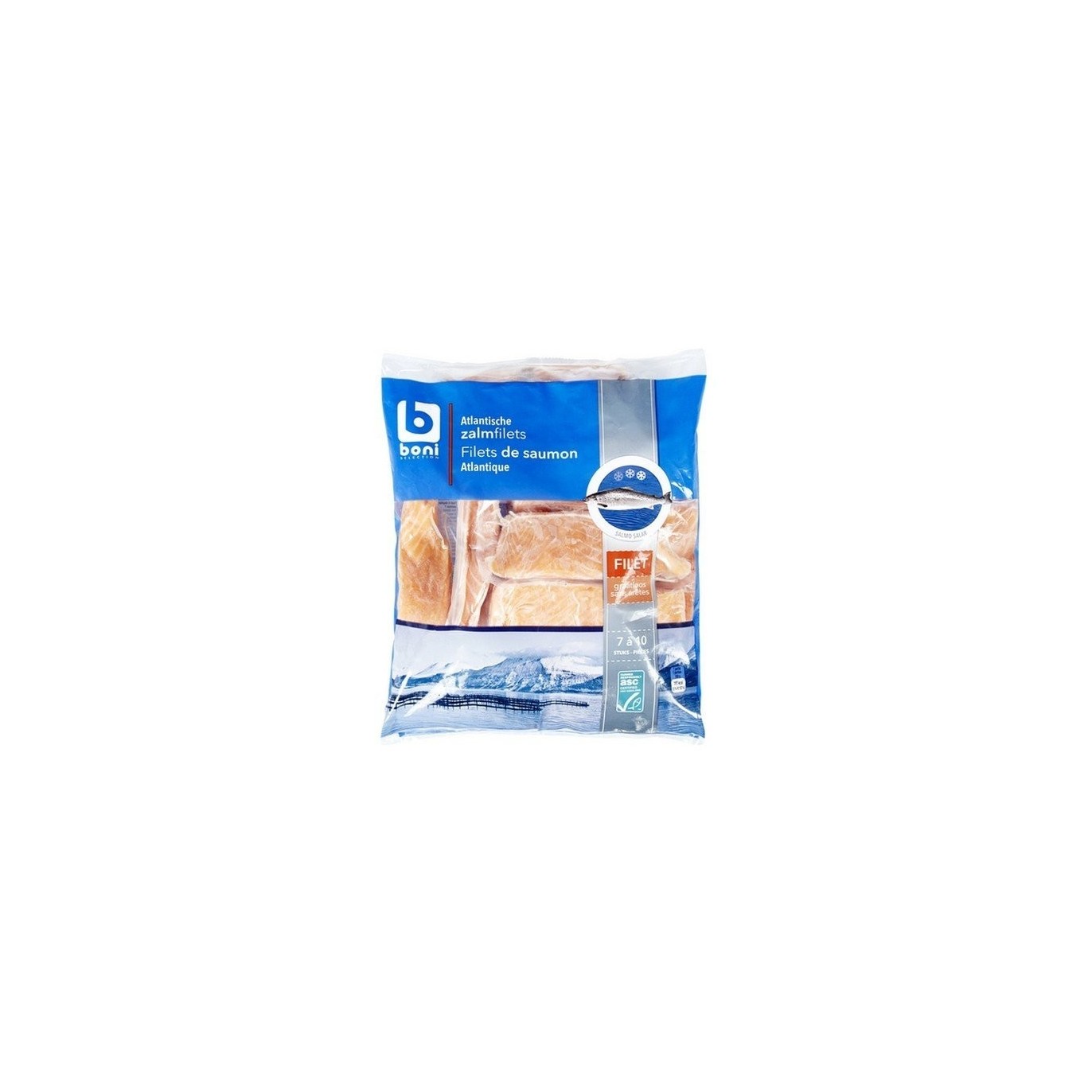 Boni Selection filet de saumon (7-10 pc) ± 1