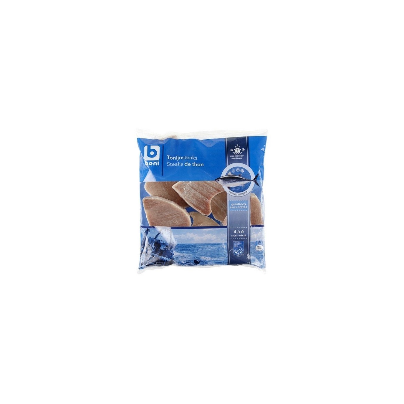 Boni Selection steaks de thon (4-6 pc) ± 1 kg