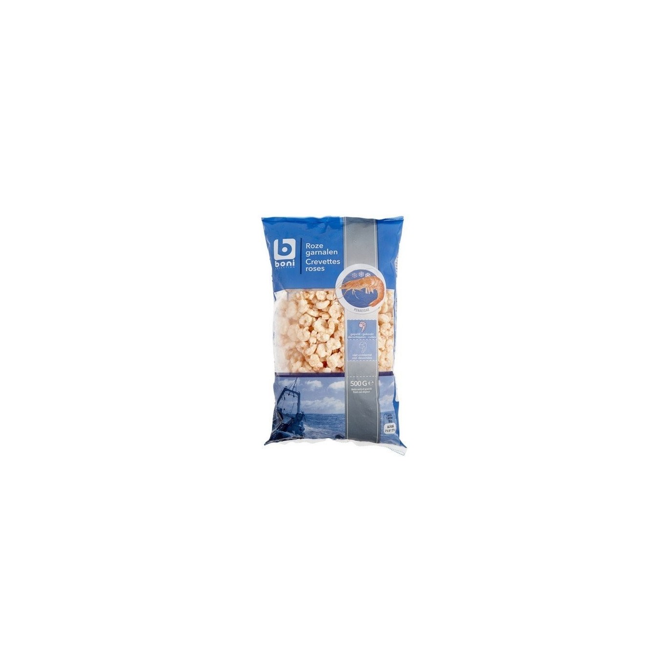 BONI SELECTION crevettes roses 500gr - BELFREEZE