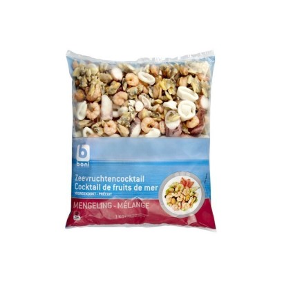 BONI SELECTION cocktail fruits de mer 1kg- BELFREEZE