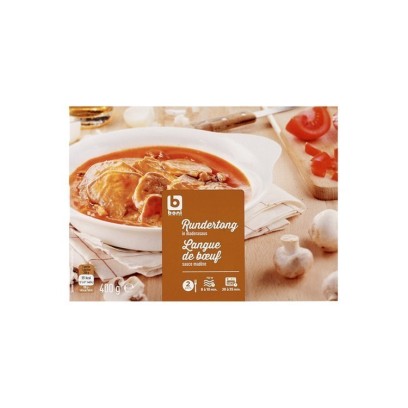BONI SELECTION langue boeuf madère 400 gr - Belfreeze