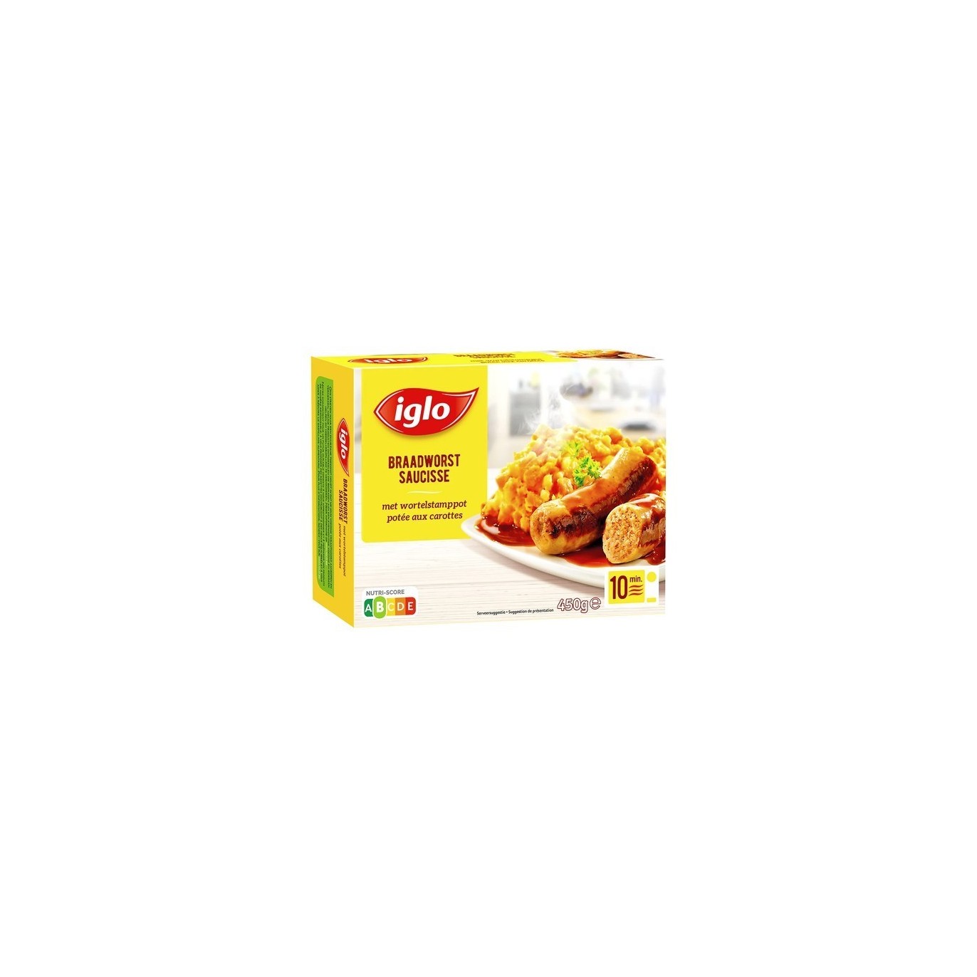 Iglo saucisse potée aux carottes 450 gr
