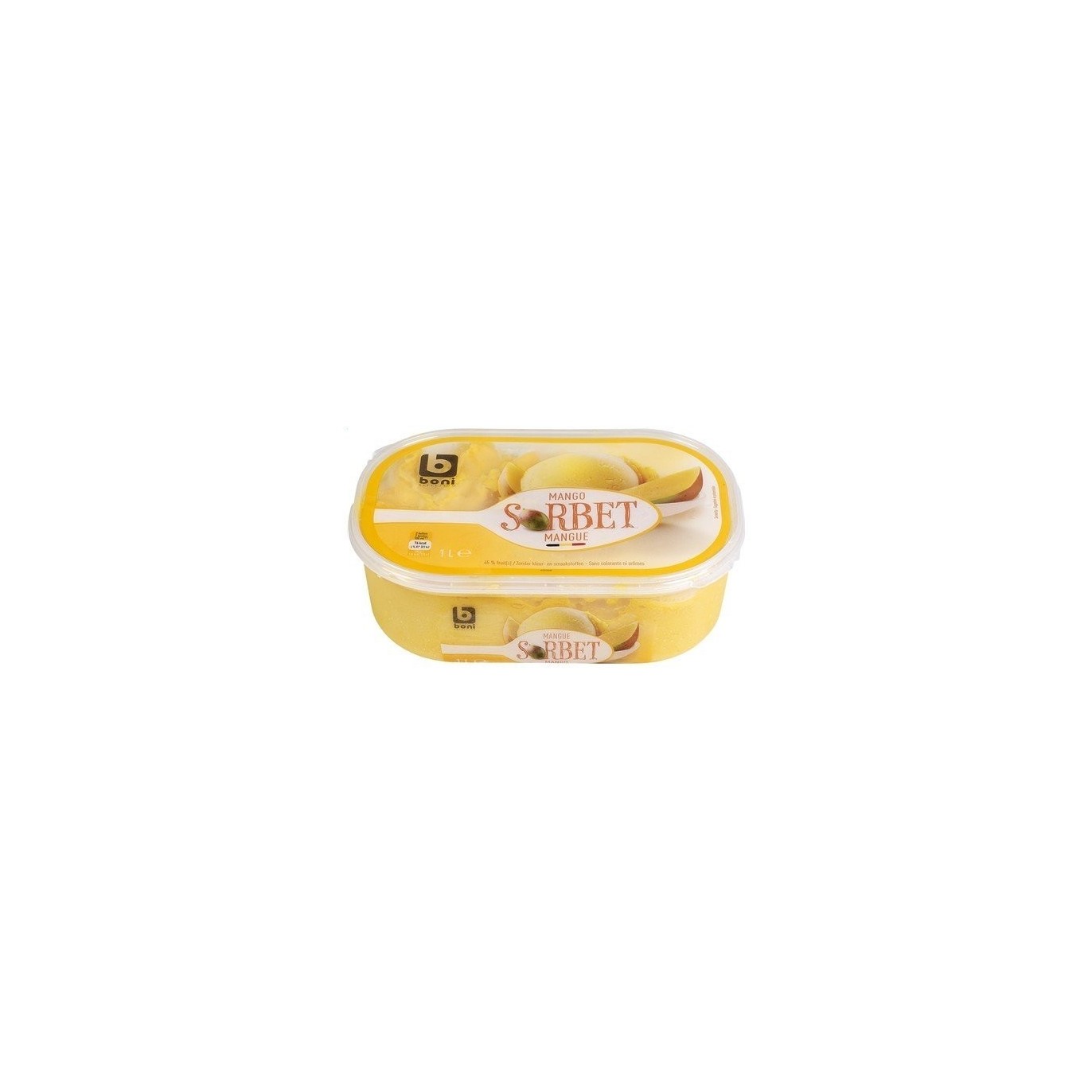 BONI SELECTION sorbet mangue 1L- BELFREEZE LIVRAISON