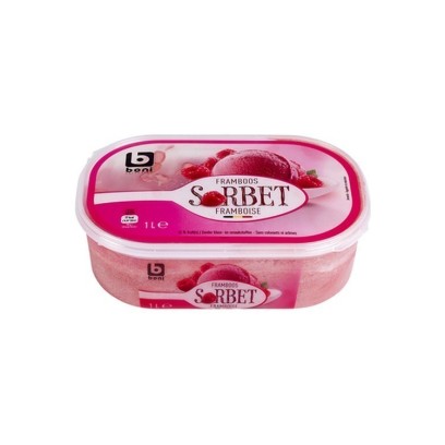 BONI SELECTION sorbet framboise 1L - BELFREEZE