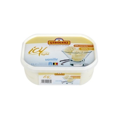 IJSBOERKE ICY light glace vanille 1L - BELFREEZE SURGELE