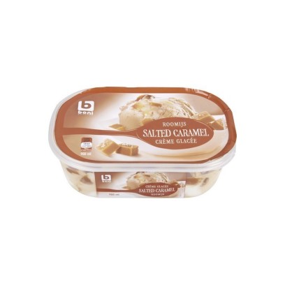 BONI SELECTION glace caramel salé 900 ml - BELFREEZE
