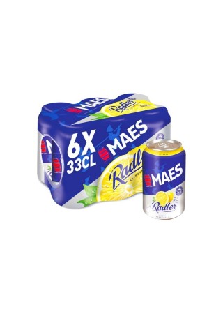 Maes Radler citron 2% can 6x 33 cl