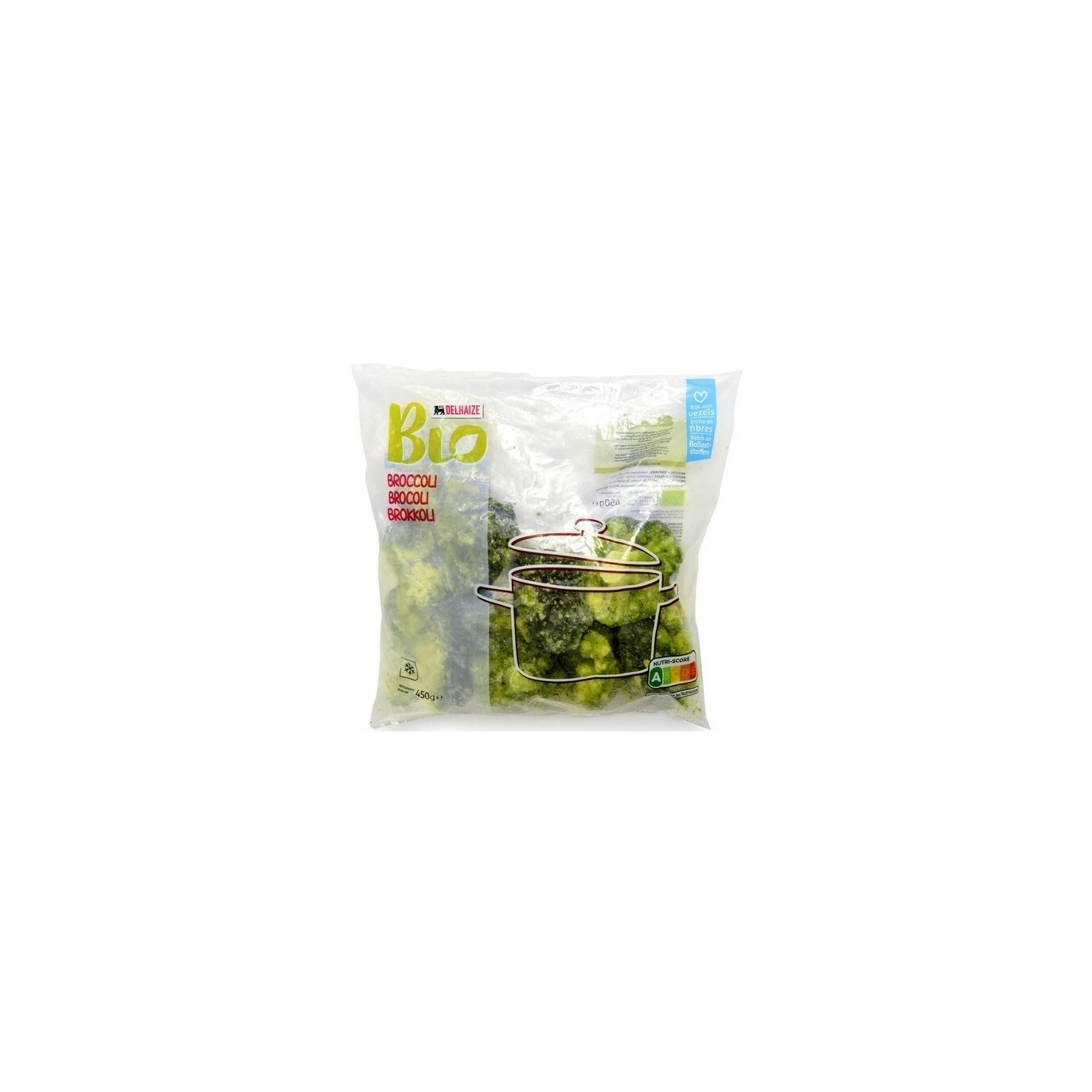 Delhaize brocolis bio 450 gr - BELFREEZE livraison