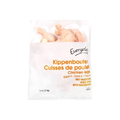 Hähnchenschenkel mit Rücken 2 kg BELFREEZE Tiefkühllieferung