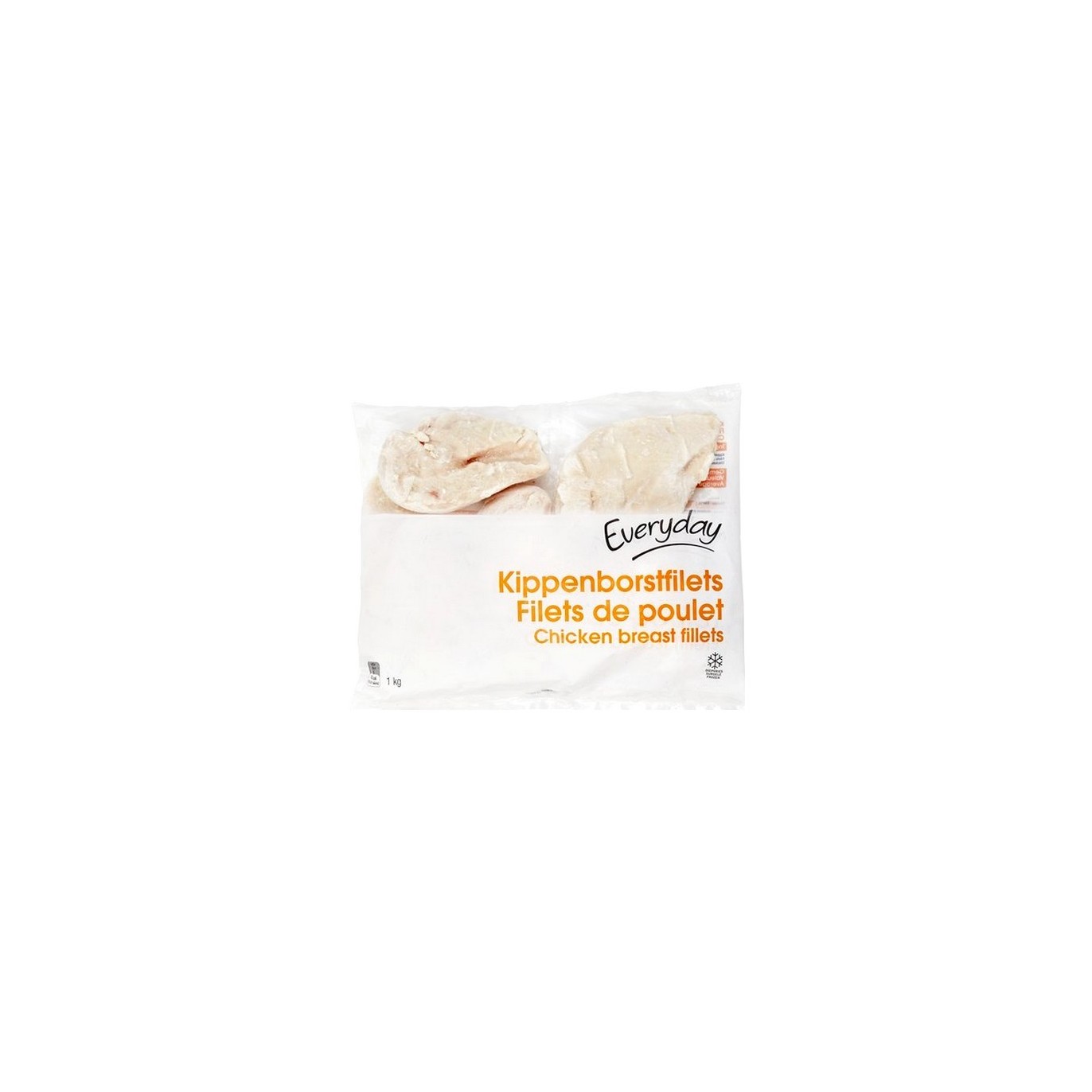Dagelijkse kipfilets 1kg diepvrieslevering chockies group srl