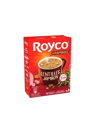 DE - Royco Gourmet Linsen- und Schinkensuppe 3 Stück chockies.net GROUP SRL
