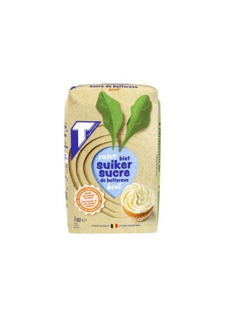 Azúcar de remolacha cruda Tirlemont 1 kg GRUPO chockies.net BÉLGICA