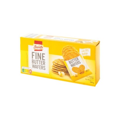 A - Biscotto dünne Waffeln - Butterwaffeln 6x 40 gr chockies.net