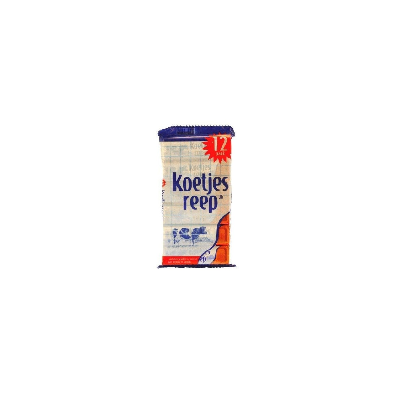Koetjesreep confiserie au cacao 12x 15 gr CHOCKIES