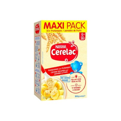 Galleta de harina Nestlé cerelac 4M 800 gr CHOCOLATES BELGAS