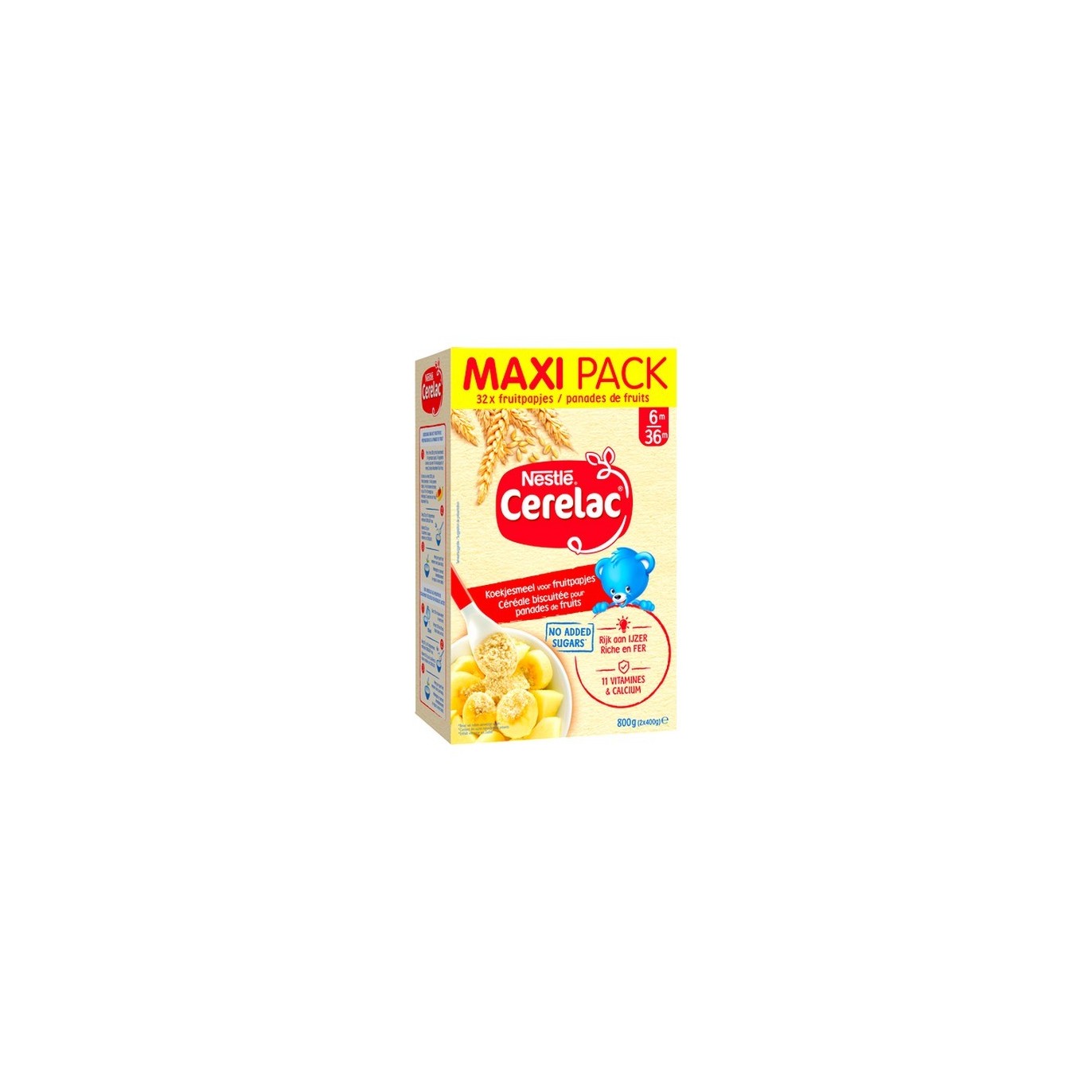 Nestlé cerelac céréale biscuitée 6M 800 gr