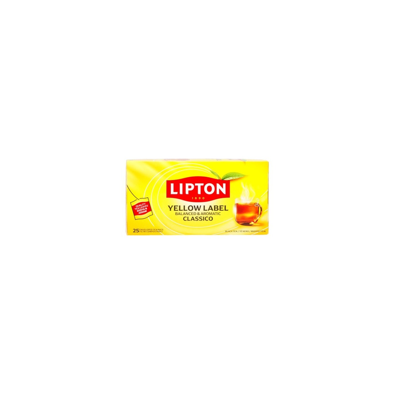 Lipton Yellow Label Tee 20 Stück BELGISCHER LEBENSMITTELLADEN chockies.net