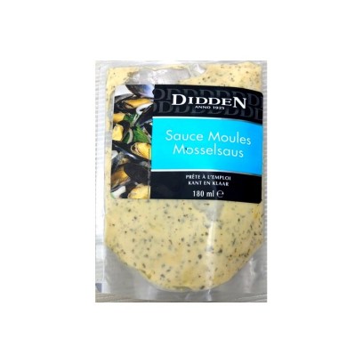 Salsa Didden para mejillones, lista para usar, 180 ml, grupo Chockies, Bélgica, productos de alimentación belgas