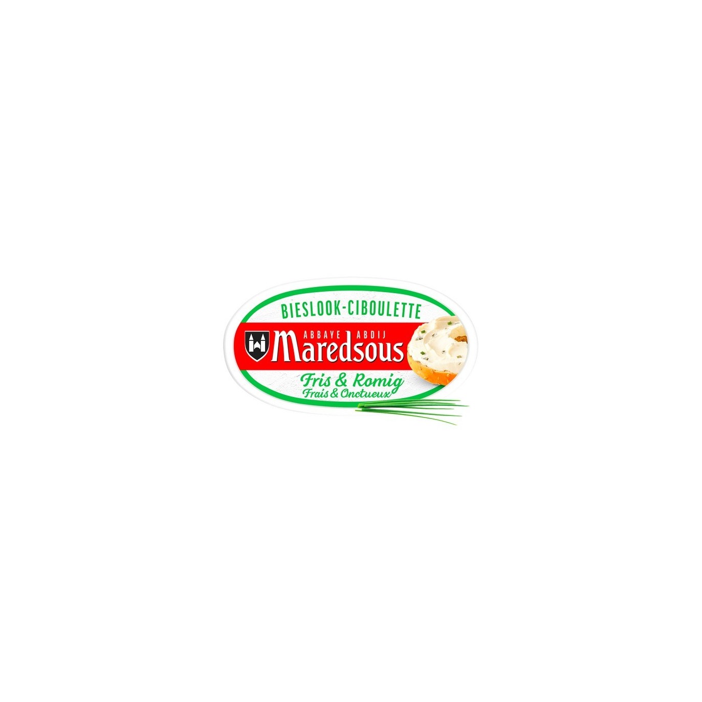 Maredsous fromage frais et onctueux ciboulette 150 gr