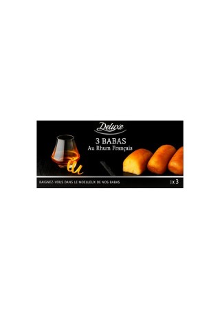 LF - Deluxe 3 Franse Rum Babas 240g chockies group belgium