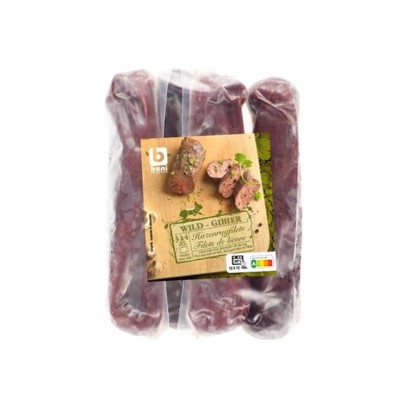 Boni Selection Hasensattelfilet 400g gefroren Lieferung Belgische Schokoriegel