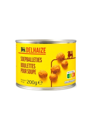 Delhaize meatballs for soup 200g Chockies belgicastore.com