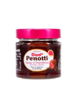 Penotti Duo cacao-frambozenpasta 200 g CHOCKIES GROUP
