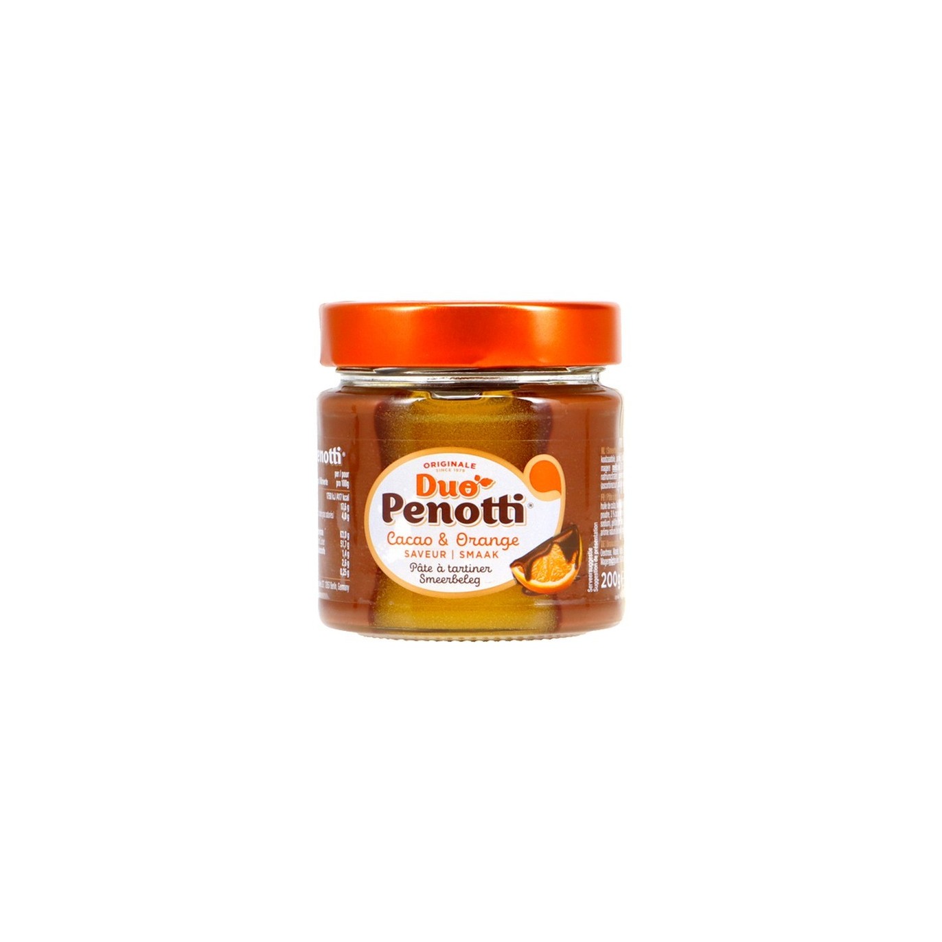 Penotti Duo Kakao-Orangen-Aufstrich 200g CHOCKIES GROUP BELGIEN