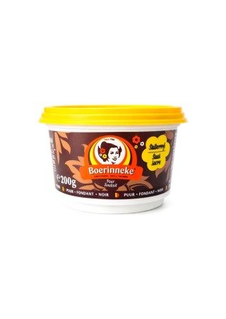 Boerinneke fondant de chocolate sin azúcar 200 gr Belgicastore BELGIAN GROUP