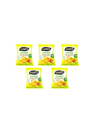 Chips Natuchips de tomate, queso y orégano de Snatt 5x 23 g GRUPO CHOCKIES