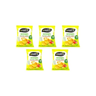 Snatt's Natuchips tomato cheese oregano 5x 23g CHOCKIES GROUP