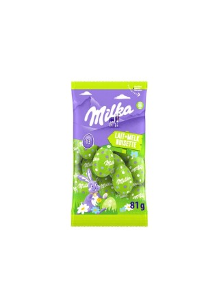 Milka 13 huevos de Pascua chocolate con leche y avellanas 81g grupo chockies