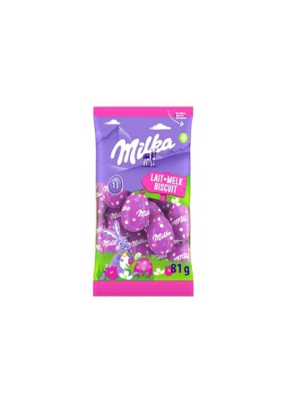 Milka 13 oeufs Pâques chocolat lait biscuit 81 gr