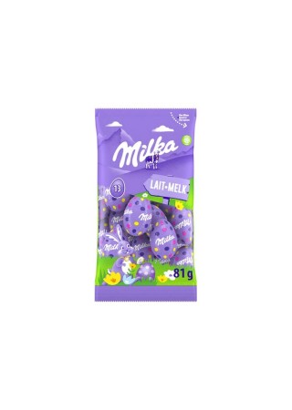 Milka 13 Easter eggs milk chocolate 81 gr chockies group belgicastore