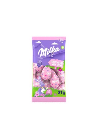 Milka 13 zachte melkchocolade paaseieren 81g chockies group