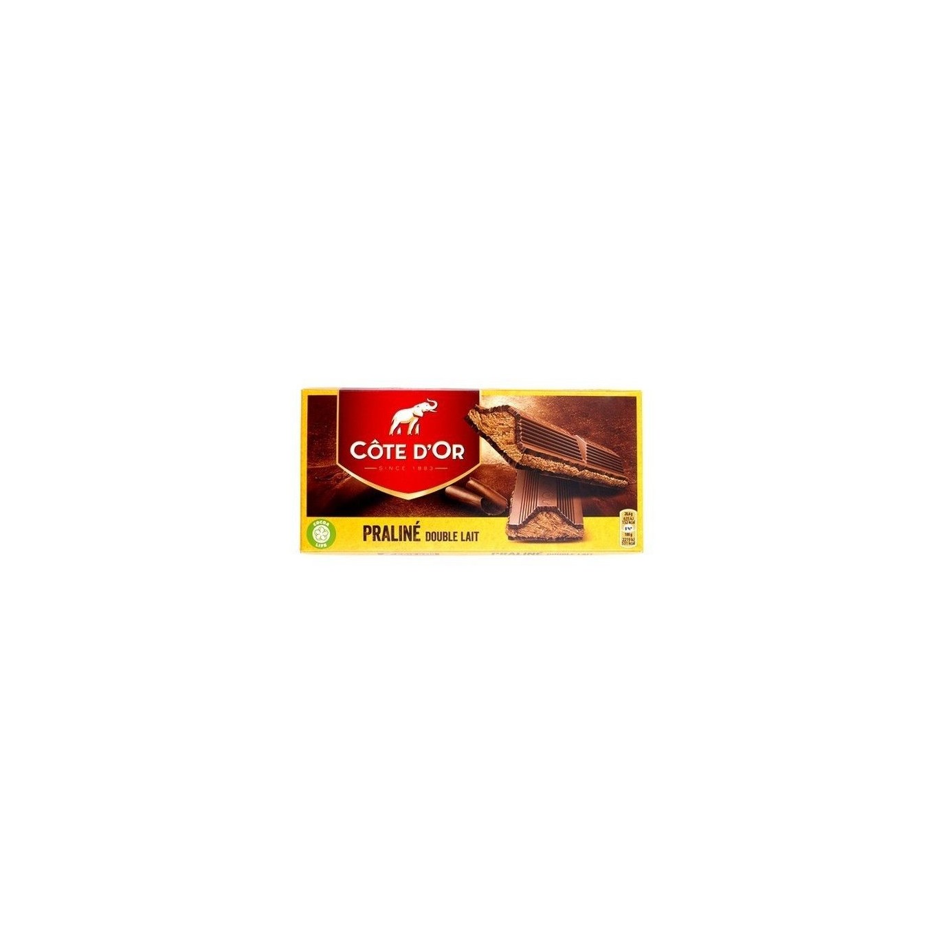 Côte d'Or chocolat Double Lait Praliné 200 gr CHOCKIES