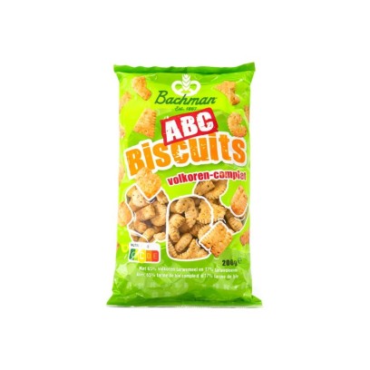 Bachman ABC Kekse, Vollkorn, kleine trockene Kekse, 200 g
