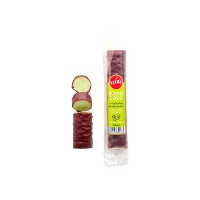 Vitaler Weihnachtskuchen mit Kokosnuss-, Schokoladen- und Pistazienfondant, 80 g, Chockies Group SRL