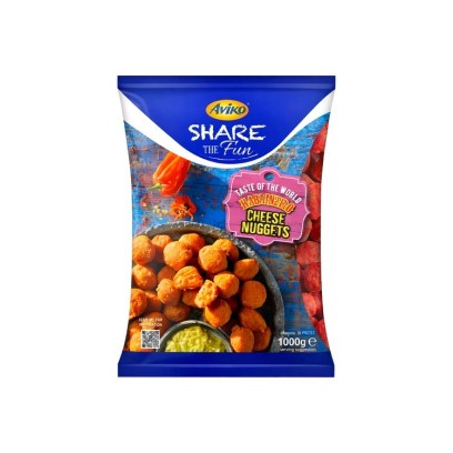 Aviko share the fun habanero cheese nuggets 1 kg