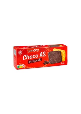 Choco AS Sondey Kekse 250g knuspriger Schokoladensnack | Schokoladen