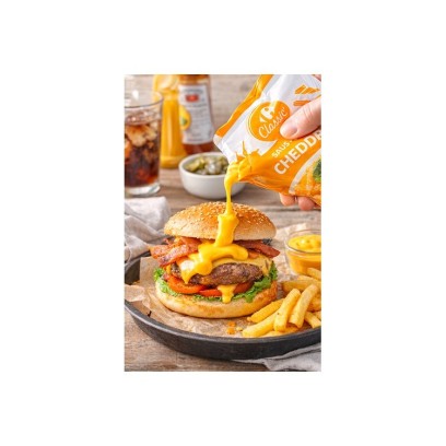 Carrefour Cheddar Sauce 220ml Creamy and Delicious | Chockies
