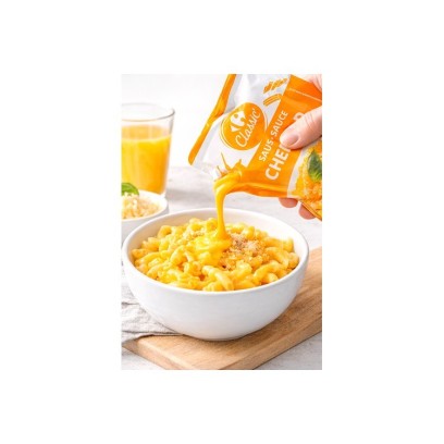Carrefour Cheddar Sauce 220ml Creamy and Delicious | Chockies