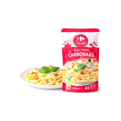 Carrefour Classic Creamy Carbonara Sauce 220ml | Chockies